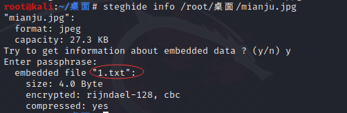 CTF 隐写工具Steghide