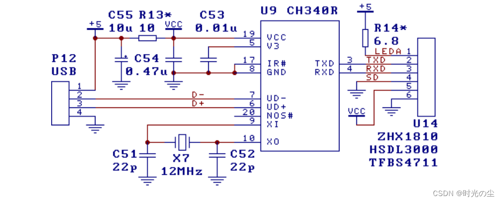 USB 转串口芯片 CH340