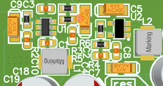 ▲ 图3.2.1 SY8089,SY8113的电路3D仿真