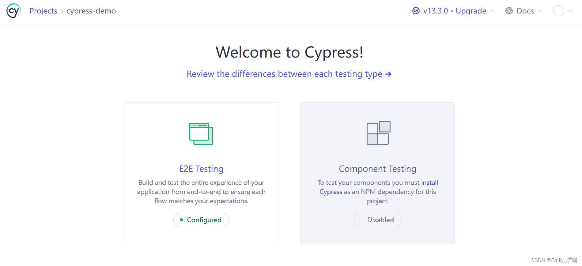 Cypress安装使用