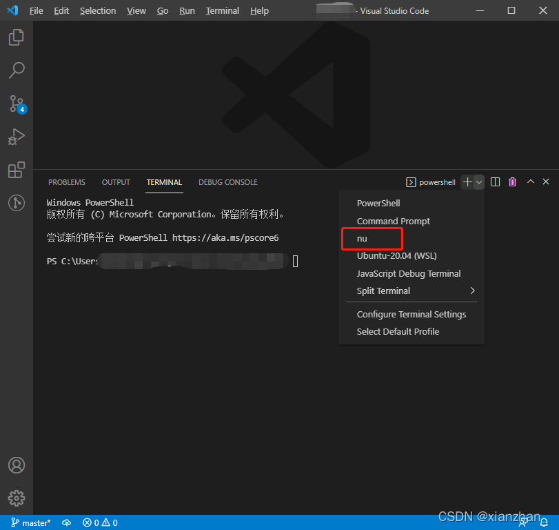 VSCode - 设置自定义 shell_vscode shell-CSDN博客