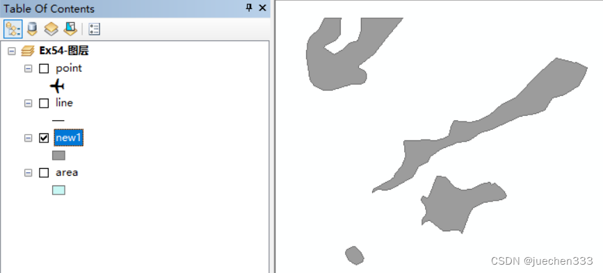 ArcGIS基础实验操作100例--实验54 Shapfile与Graphic转换