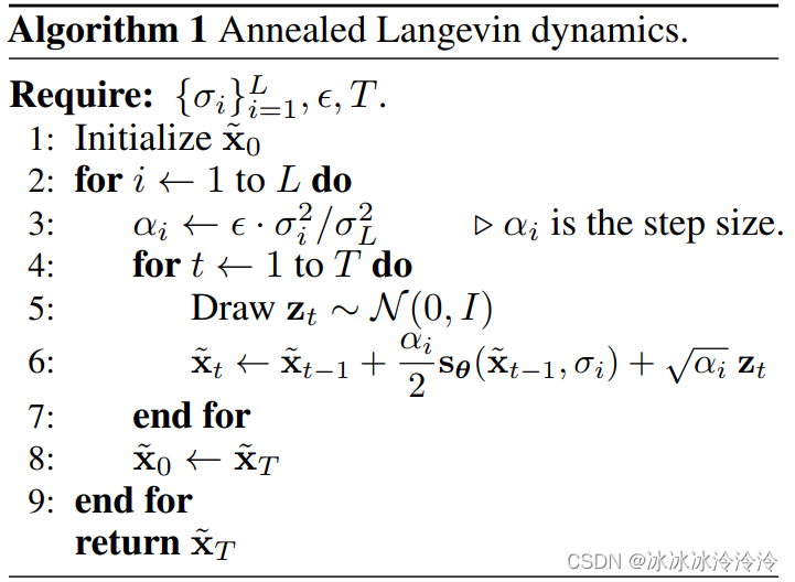 Generative Modeling by Estimating Gradients of the Data Distribution阅读笔记