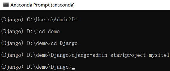 1. Install Django and create a project - Programmer Sought