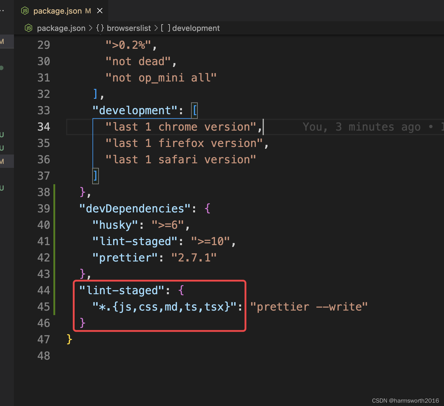 配置 eslint 和 prettier。(10分) 配置 pre