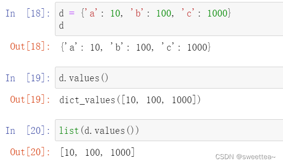 Python values()函数用法-CSDN博客