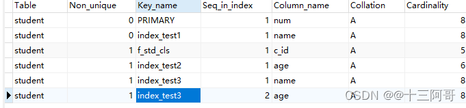 MySQL之索引初步