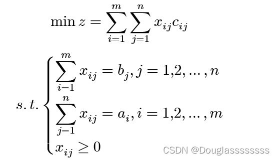 【管理运筹学】第 6 章 | 运输问题（1，运输问题的数学模型及性质特点）