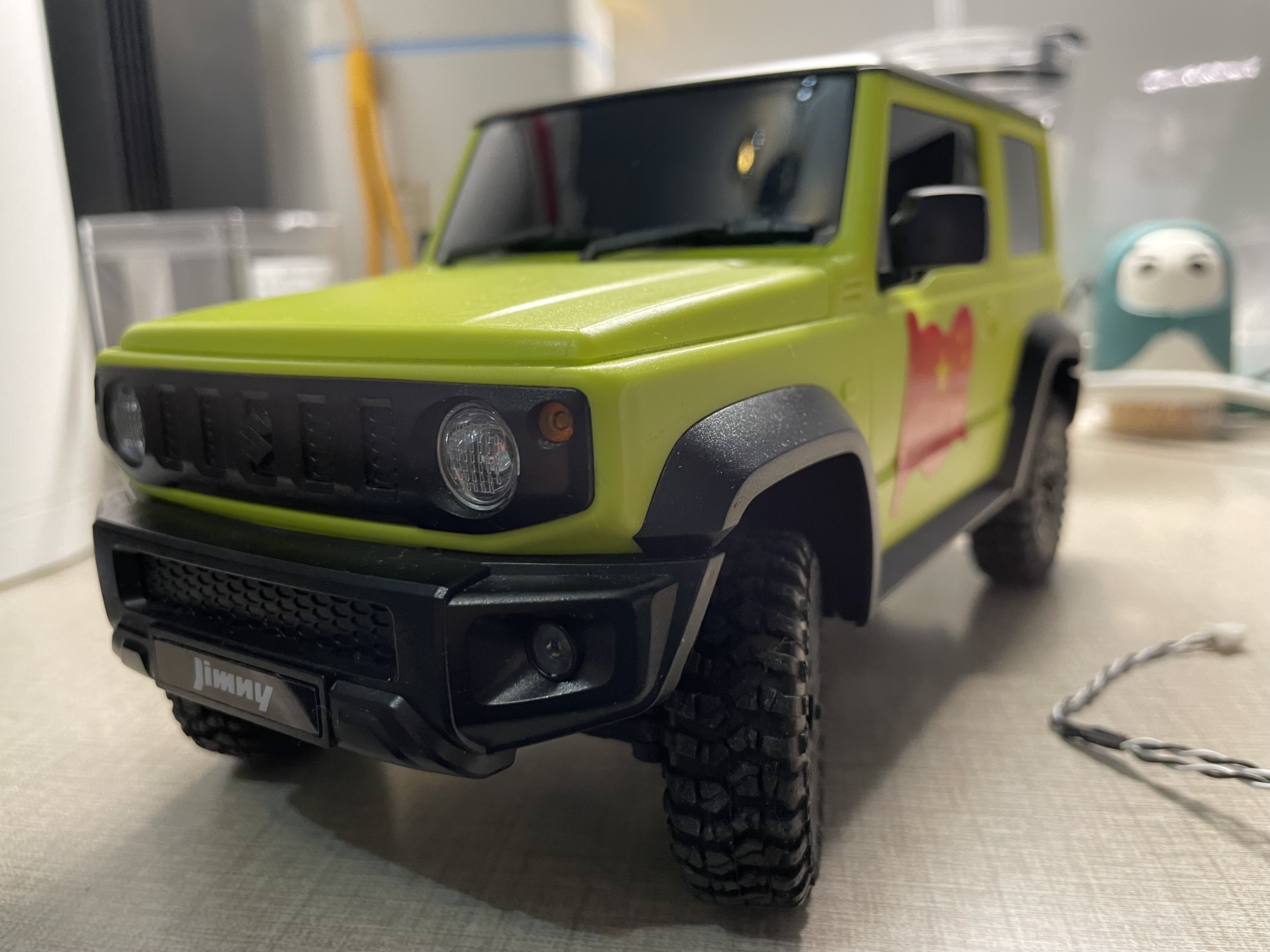 小米遥控车吉姆尼加装车灯