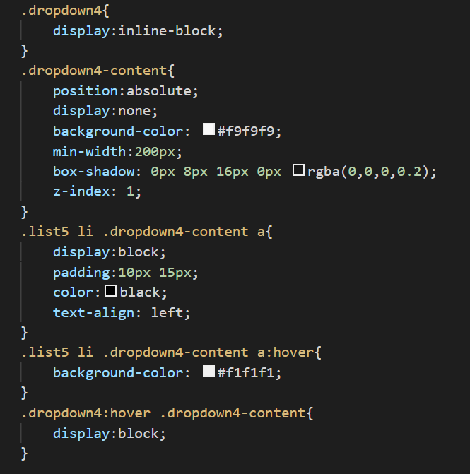 CSS 如何制作下拉菜单