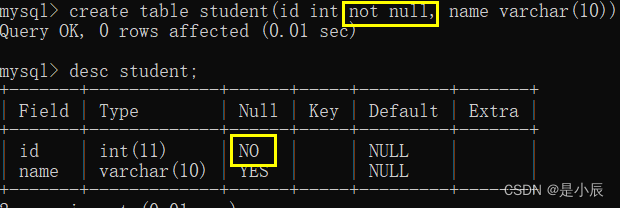 非NULL制約