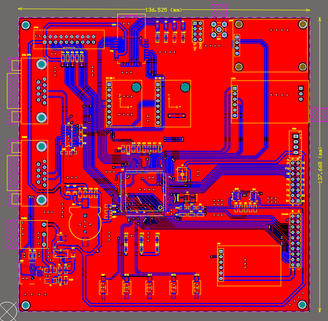 主板PCB图