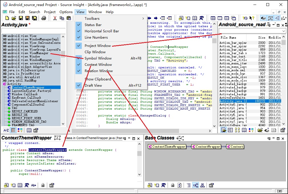 Source Insight common shortcuts and comment shortcut settings ...