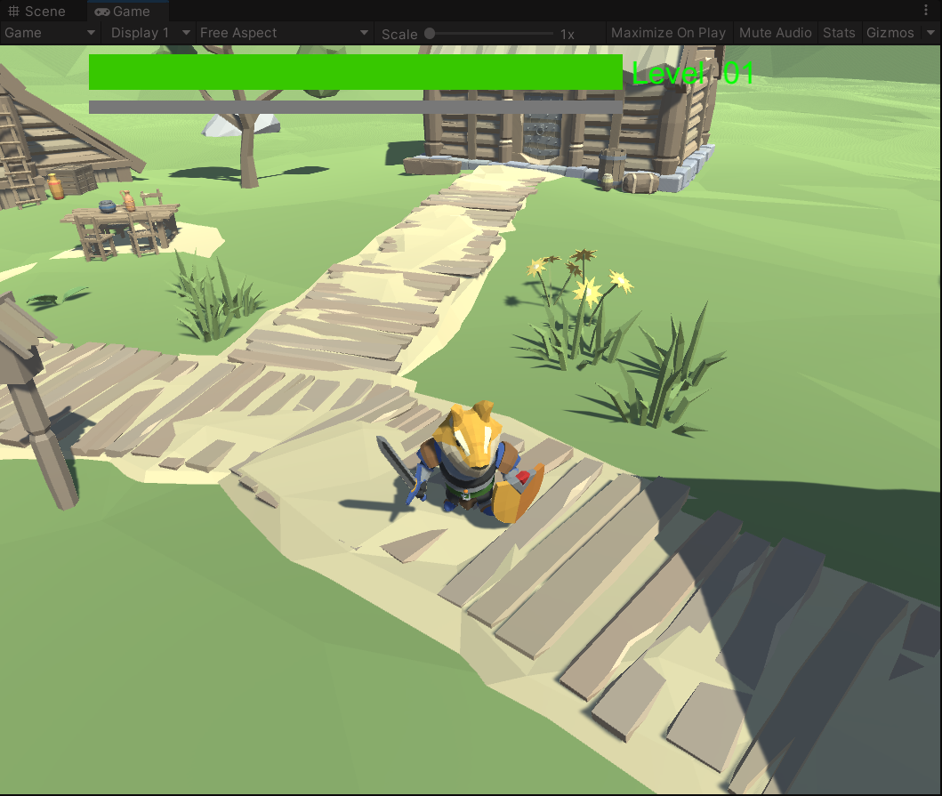 unity第三人称漫游,游戏场景精美,人物可移动