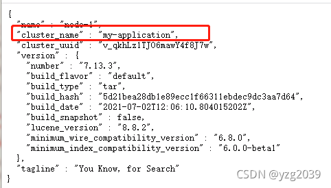 es7启动成功的页面