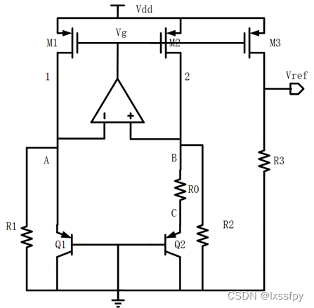 基于OP的带隙基准电路