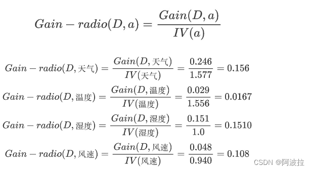 决策树算法——C4.5算法