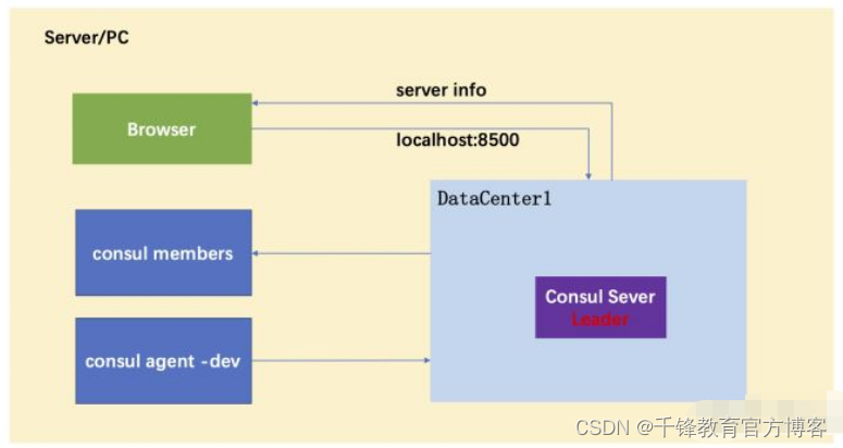 启动consul服务命令