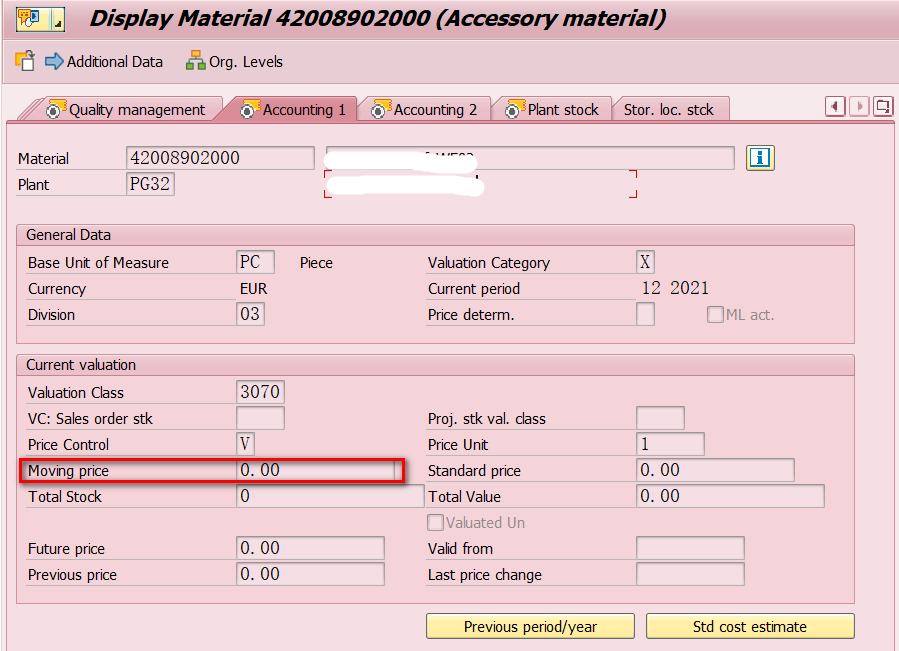 Valuation Price in PR_sap valuation priceCSDN博客