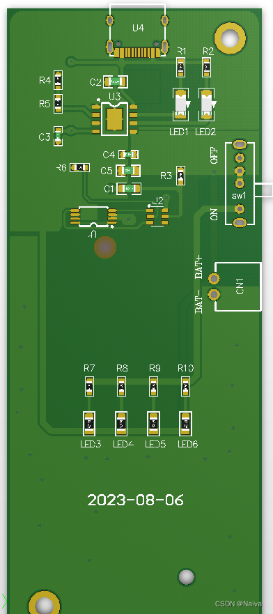 锂电池充电/保护ic :tp4056 1a线性锂离子电池充电器(dw01a /fs8205a)