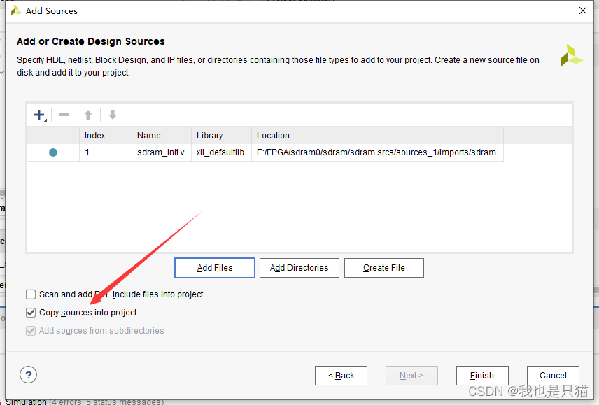 仿真出现[VRFC 10-2263] Analyzing Verilog fileinto library xil_defaultlib