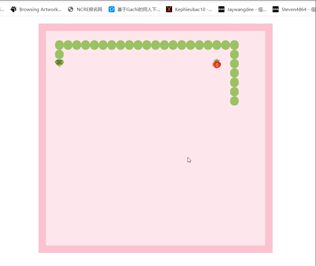 JavaScript Snake project production JavaScript Snake project production