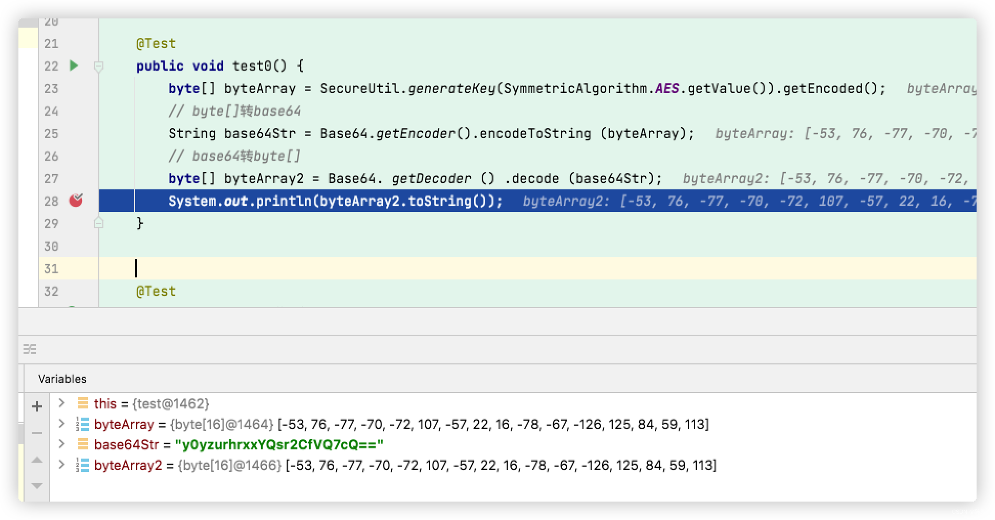 【java】byte 与 Base64 互相转换java Byte转base64 Csdn博客