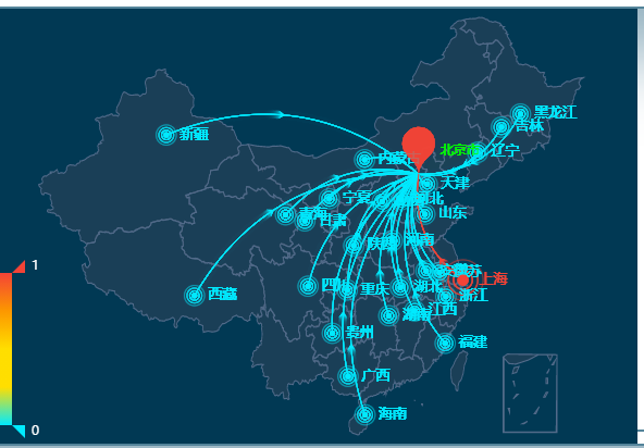 echarts中国地图飞线[通俗易懂]