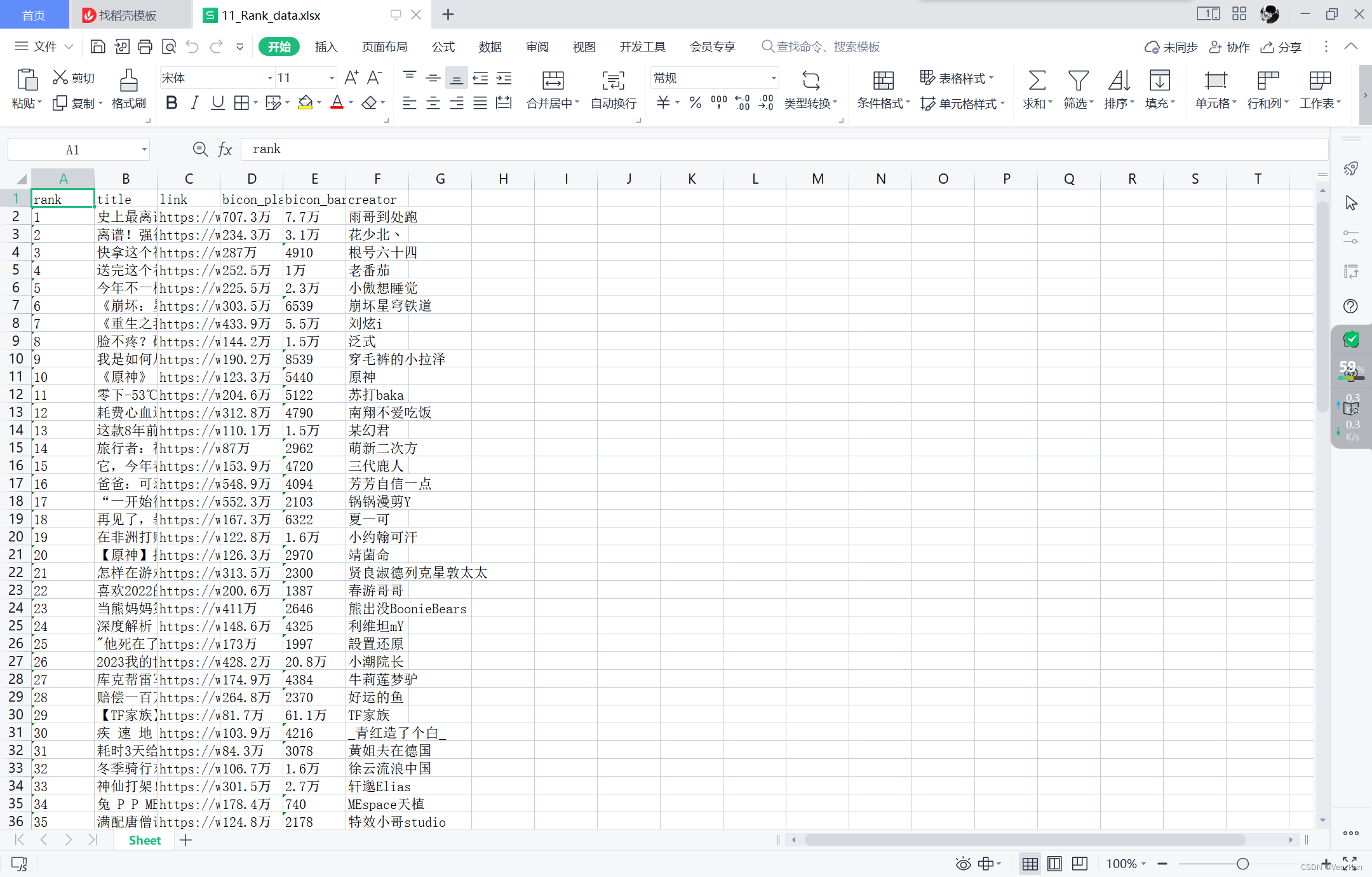 31. 实战：PyQuery获取小电视Top100详细信息（文末源码）