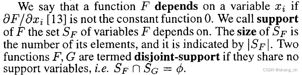 什么是disjoint-support？_disjoint spectral support-CSDN博客