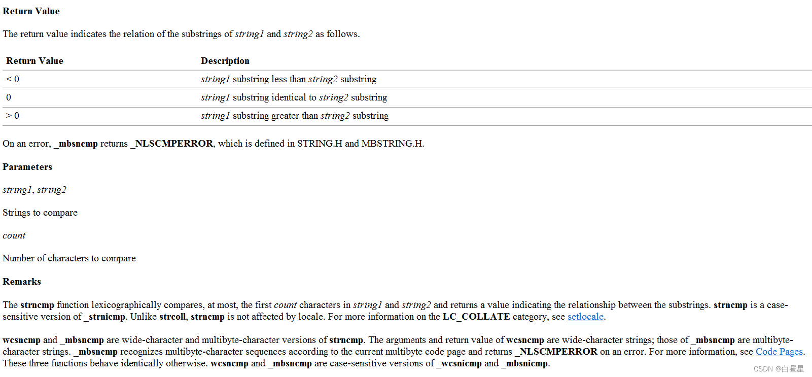＜string.h＞字符串函数常用函数使用与注意事项（内附英文官方详解）_ 怎么用CSDN博客
