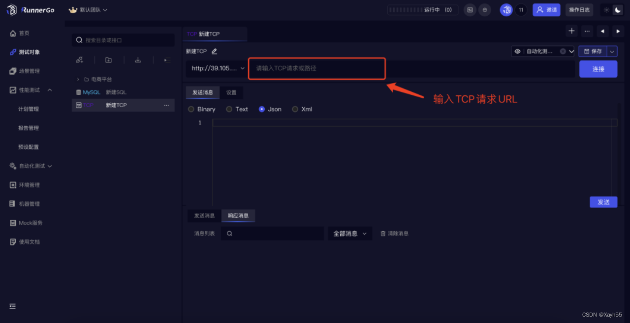 RunnerGo中WebSocket、Dubbo、TCP/IP三种协议接口测试详解