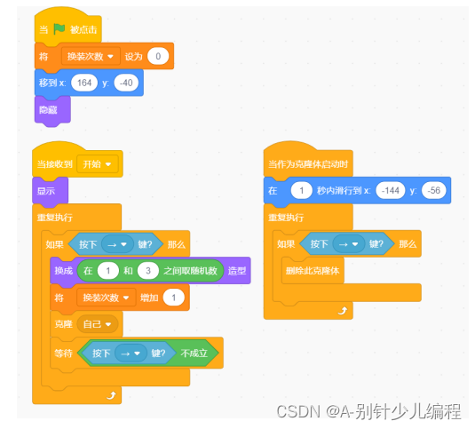 电子学会2020年9月青少年软件编程（图形化）等级考试试卷（三级）答案解析