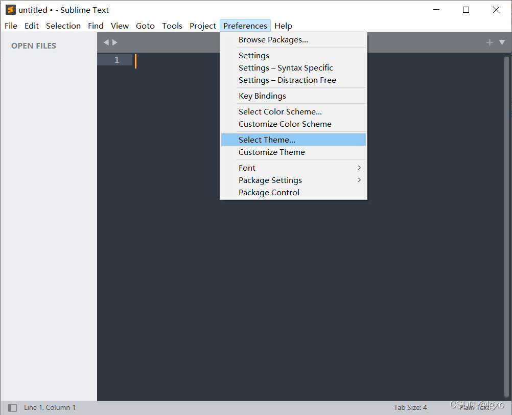 sublime text 4 默认 配色方案和主题_sublime默认主题-CSDN博客