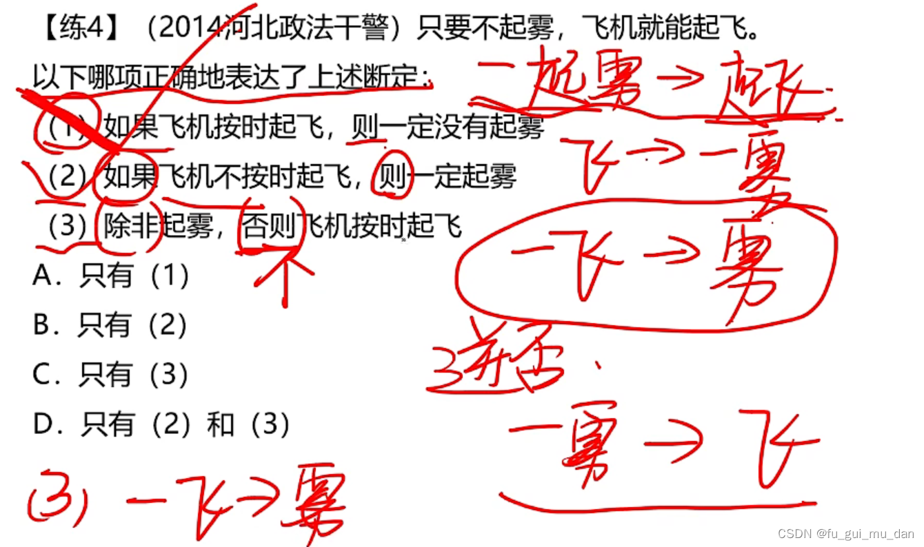 考公-判断推理-逻辑判断-翻译推理