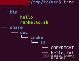 cmake入门之一：编译、INSTALL及shell语句