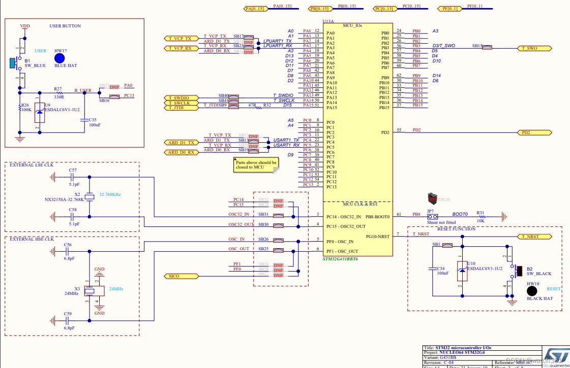 STM32G431+P-NUCLEO-IHM03开发套件调试1 （p-nucleo-ihm03套件）_nucleo-g431rb原理图-CSDN博客