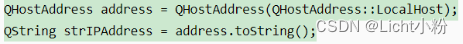 QT 获取linux本机的IP地址