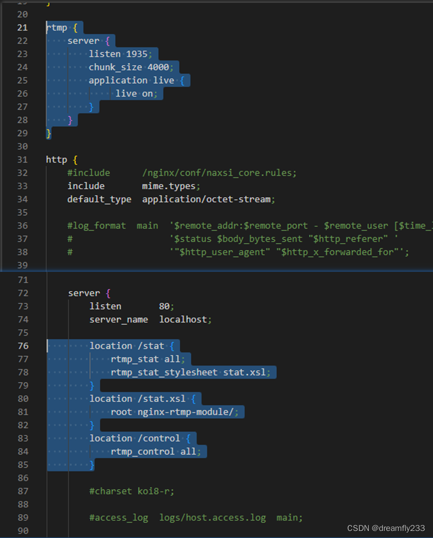 嵌入式linux调用usb摄像头rtmp推流 系列记录 一 推流服务器搭建