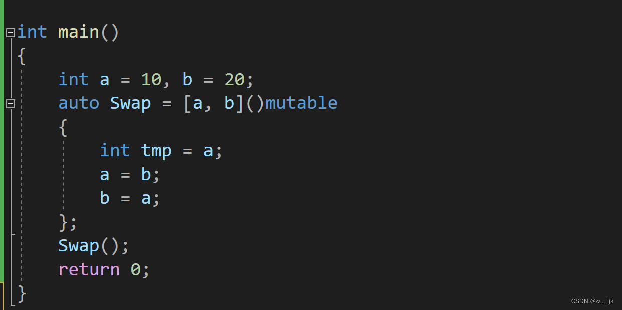 【C++11新特性】lambda表达式