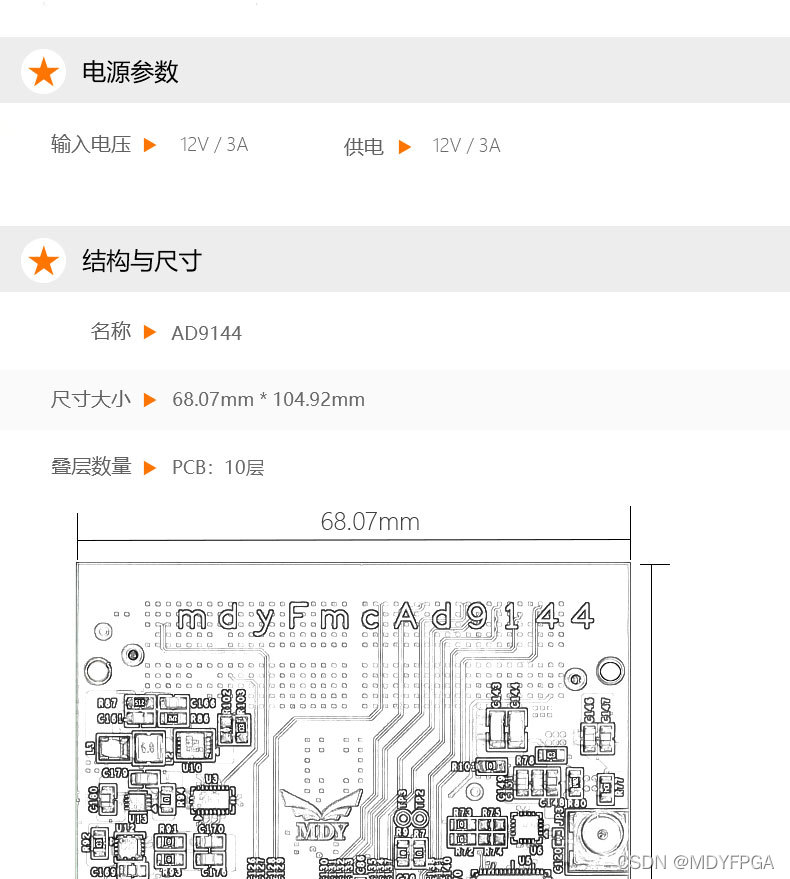 产品资源)AD9144-FMC-EBZ ADI数据转接板四通道数模转换器评估板子模块