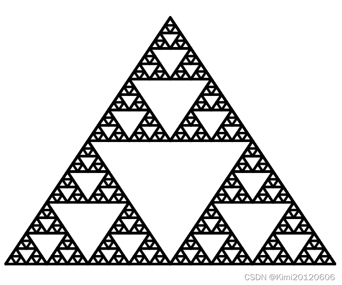 关于谢尔宾斯基三角（Sierpinski）的讲解