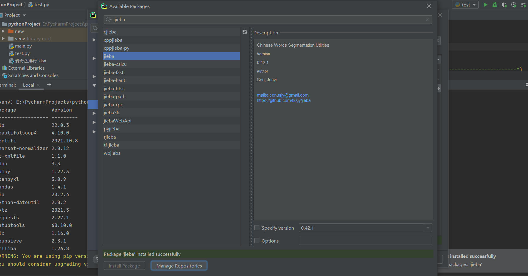 Pycharm Install Third Broadcomer: Try to Run this Command from The ...