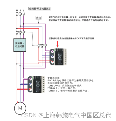 EOCR-3E420,3EZ,3DE电机保护器与变频器配合使用的方法