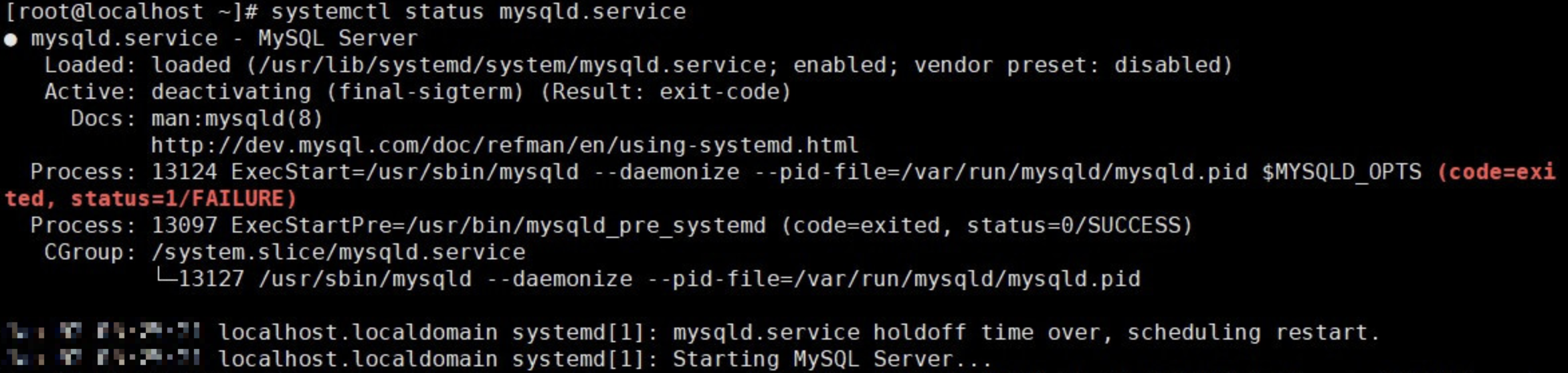 linux-mysql-failed-to-start-mysql-server-dong-csdn