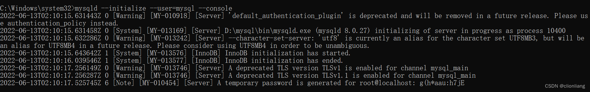 mysql8.0以上版本安装出现问题_在mysql 8.0.35中,default-authentication-plugin已经被弃用 ...
