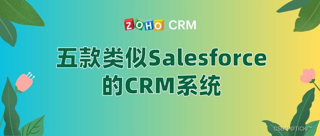 Salesforce退出市场后类似的CRM系统有哪些