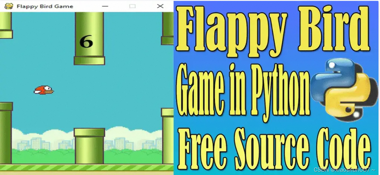 python趣味编程-5分钟实现一个Flappy Bird游戏（含源码、步骤讲解）