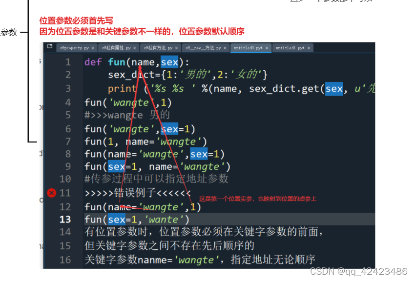 python 位置参数为什么必须在关键参数之前_python中为什么位置位置要放在最前面-CSDN博客
