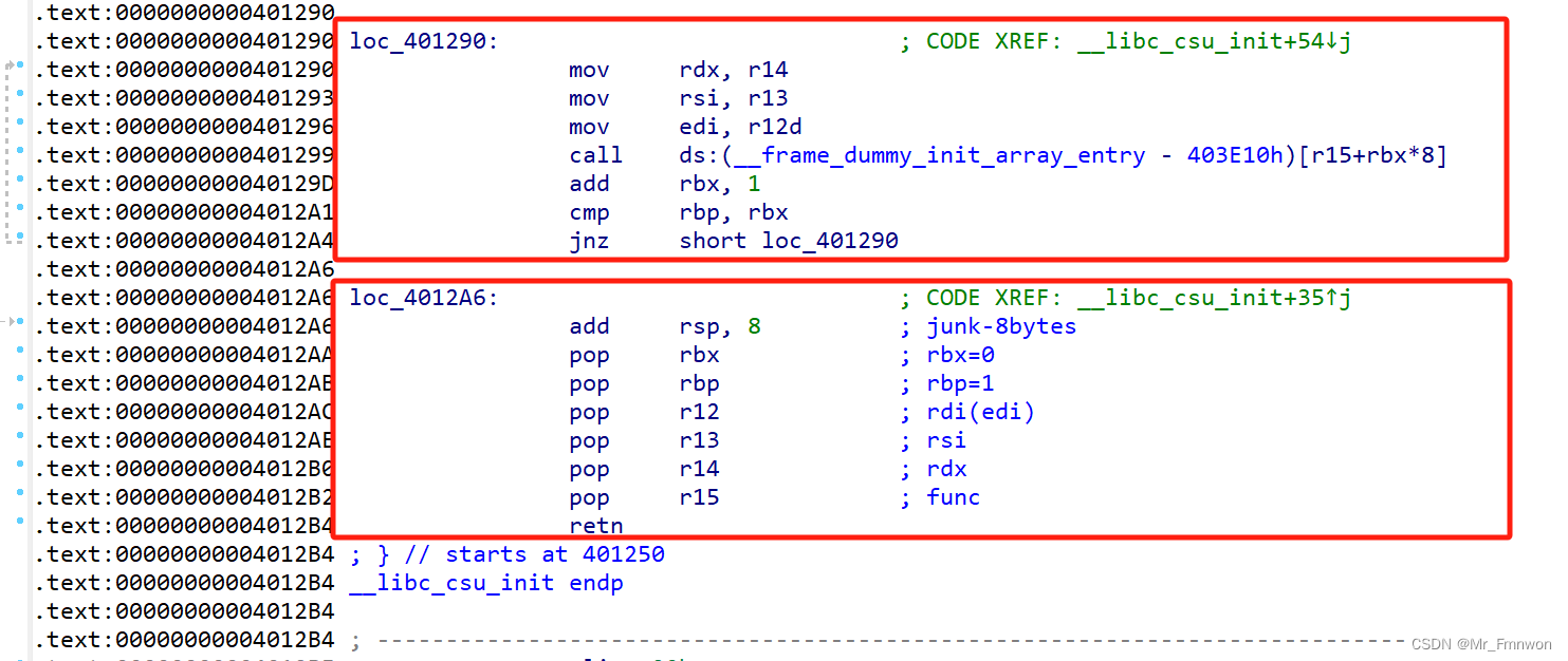 【PWN · ret2csu】[HNCTF 2022 WEEK2]ret2csu